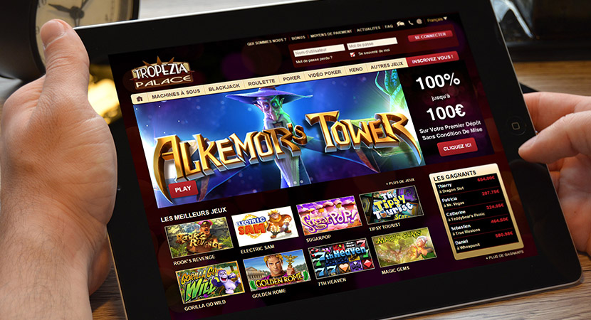 Bonus Tropezia Palace Casino, 100€ offert gratuitement